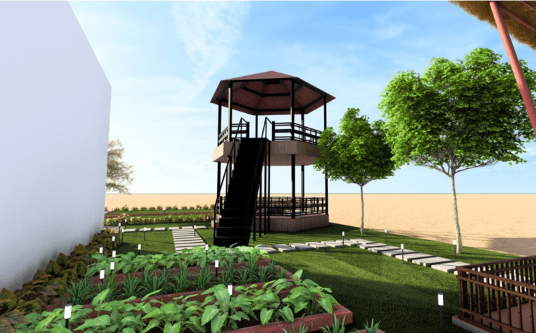 Double storied Gazebo